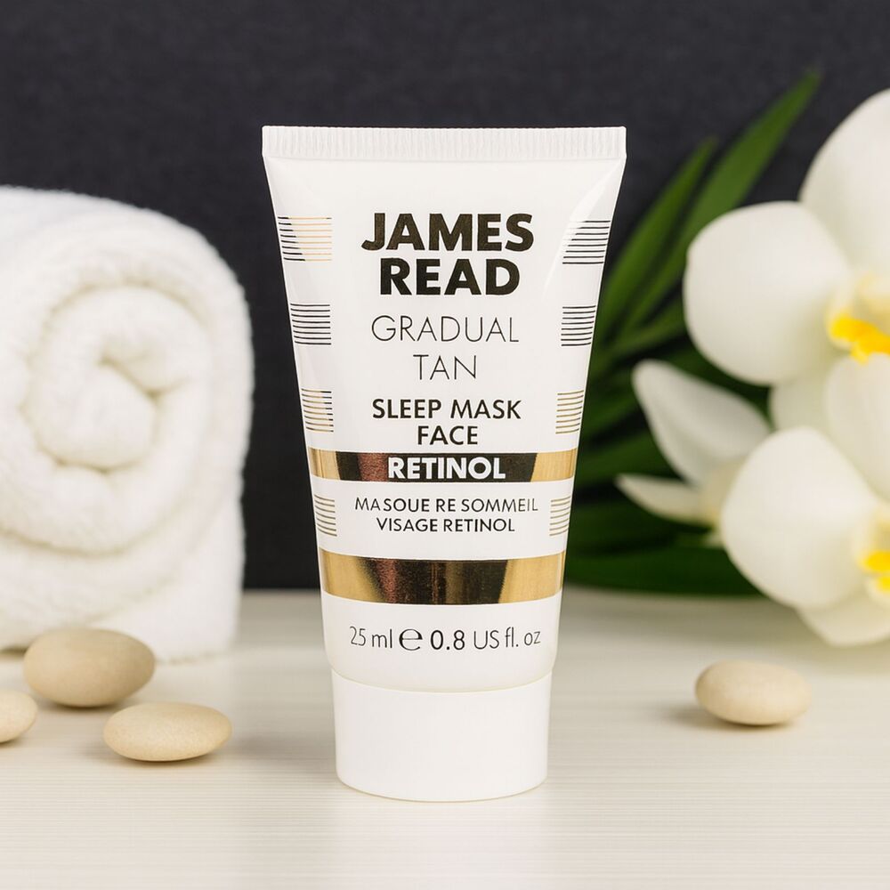 NEW James Read Gradual Tan Sleep Mask Face Retinol Travel Size Overnight Glow